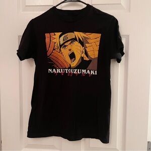 Naruto black t-shirt. 100% cotton.
